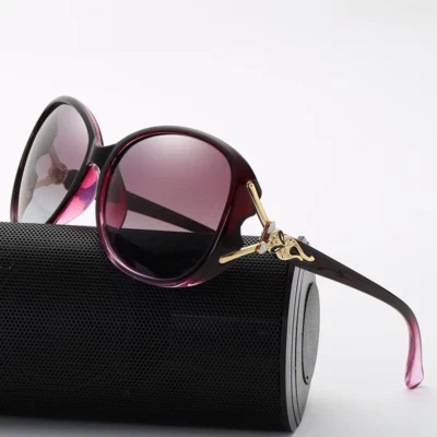 Gafas de sol polarizadas de diseñador para mujer Moda de Lujo estilo Retro UV400 Foto 1 de 4