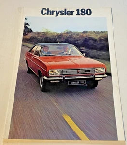 Brochure de Vente CHRYSLER 180 - 1972 ?  - Bel Etat. - Picture 1 of 6