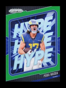 2024 Panini Prizm Hype Prizms Green #3 Puka Nacua Rams - Bild 1 von 3