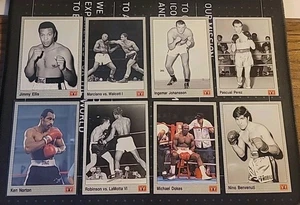 Lpt de 8 tarjetas deportivas de boxeo de todo el mundo 1991: Ken Norton, Ellis, Marciano, +Más - Imagen 1 de 9