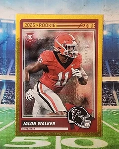 2025 Score - Rookies Jalon Walker #30 Gold Dots 67/499 (RC) Atlanta Falcons  - Bild 1 von 2