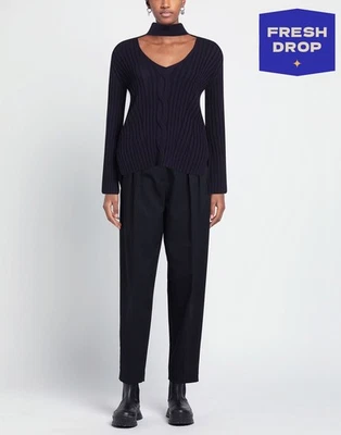 RRP €1001 ALEXANDER McQUEEN Jumper Size S Wool Blend Cut Out Made in Italy - Image 1 of 4