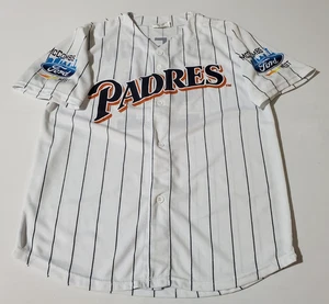 Maglia San Diego Padres Trevor Hoffman uomo M bianca manica corta poliestere * - Foto 1 di 7