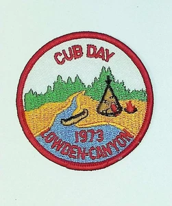 Cub Day Boy Scout Event Patch 1973 Lowden Canyon - Picture 1 of 2