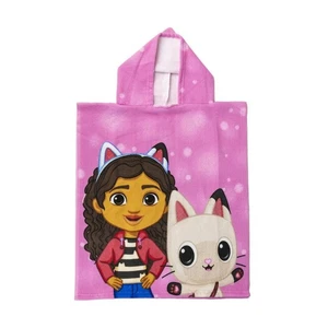 Poncho Gabby's Dollhouse 50x115cm - Toalla de playa para niños - Imagen 1 de 4
