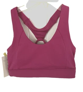 Reggiseno sportivo All in Motion magenta con imbottitura rimovibile taglia small da 32A a 34B - Foto 1 di 2