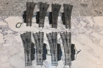 Märklin H0 Gleismaterial elektrische Weichen 8-tlg. (H629) - Image 1 of 4