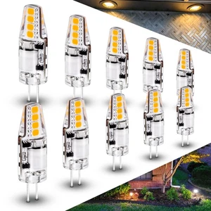 10 Pack Led Path Lights G4 Bulb 2w 2700k Warm White Ac/dc 12v 10w-20w T3 Jc Type - Picture 1 of 6