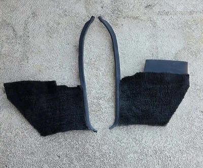 1966  CADILLAC  DeVILLE  FLEETWOOD ELDORADO 66 LEFT & RIGHT  BLACK  KICK PANELS - Image 1 of 4