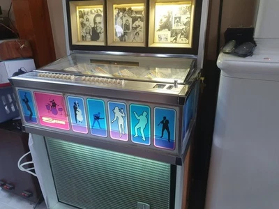 Jukebox Seeburg+500 Vinyl Single Platten Voll Funktionstüchtig  - Bild 1 von 4