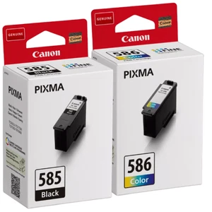 PG585 & CL586 Black & Colour Original Ink Cartridges Canon PG-585 / CL-586 - Picture 1 of 1