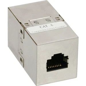 5x InLine Patchkabelkupplung Cat.6, 2x RJ45 Buchse, geschirmt - Bild 1 von 2