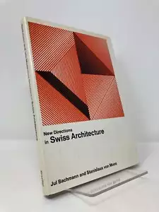New Directions in Swiss Architecture by Jul Moos Bachmann, Stanislaus von 1st Ed - Foto 1 di 8