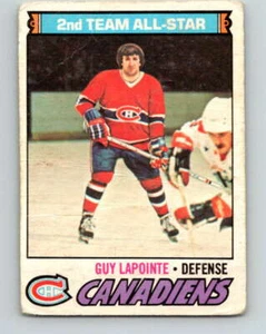 (HCW) 1977-78 O-Pee-Chee #60 Guy Lapointe AS Montreal Canadiens V13323 - Picture 1 of 2