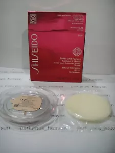 SHISEIDO SHEER AND PERFECT COMPACT REFILL SPF 21 SHADE D20 RICH BROWN WITH BOX - Picture 1 of 2