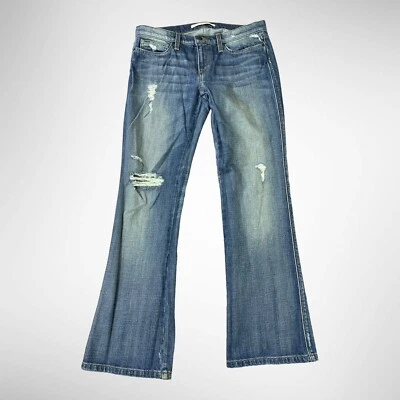 Jeans Joe's Mujer 28 (30x30.5) Azul Provocateur Bootcut Elástico Denim Envejecido Foto 1 de 4