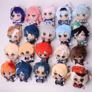 Genshin Impact Zhongli Yae Miko Venti Xiao Navaja Peluche Colgante Muñeca Llavero 4"" - Imagen 1 de 44