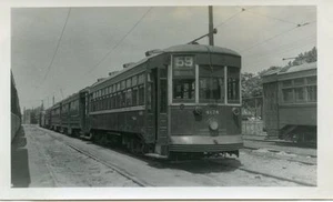 5F963 RP 1950 PHILADELPHIA TRANSPORT CO AUTO #4124 FRANKFORD DEPOSITO - Foto 1 di 1