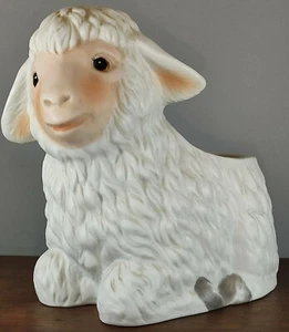 Vintage Easter Sheep/Lamb Planter 5½" Long - Picture 1 of 11