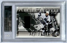2001-02 BAP Ultimate Memorabilia Playoff Records Wayne Gretzky Jersey #NNO BGS 9