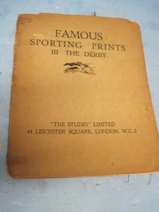 Famous Sporting Prints III The Derby / 1st Edition 1927 - Picture 1 of 10