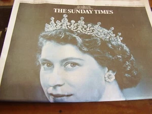 THE SUNDAY TIMES NEWSPAPER SEPTEMBER 11 2022 THE QUEEN ELIZABETH II  - Picture 1 of 8