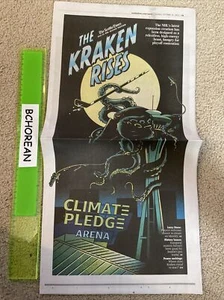 Seattle Times Newspaper Insert Seattle Kraken NHL Hockey 10/10/21 Season Preview - Picture 1 of 1
