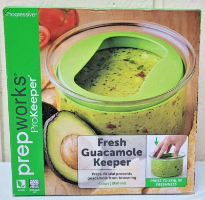 Progressive PKS-33 Guacamole Fresh Keeper Prep Works ProKeeper + Tapa hermética NUEVO Foto 1 de 4