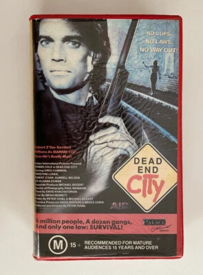 Dead End City [VHS] Palace Big Box Ex-Rental Video Tape Clamshell Action 1988 - Image 1 of 4