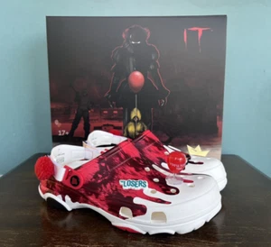 Zueco todo terreno Crocs x IT Horror Pack "Pennywise" para hombre talla 11 210239-90H - Imagen 1 de 15