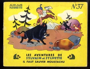 SYLVAIN ET SYLVETTE n°37 IL FAUT SAUVER MOUSTACHU   DUBOIS  Albums FLEURETTE  EO - Picture 1 of 2