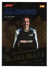 TOPPS TURBO ATTAX TCG F1 2021 #LE1G Fernando ALONSO Alpine Gold Limited Edition