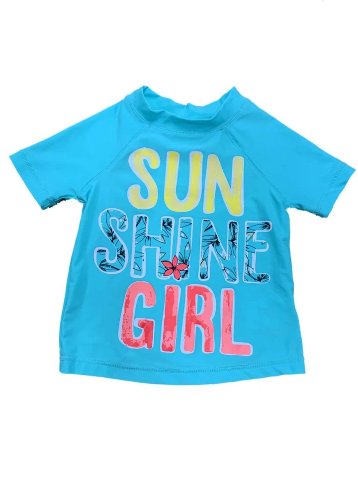 Купальный костюм Joe Boxer для девочек Aqua Sun Shine для девочек защита от сыпи топ XS - Изображение 1 из 1