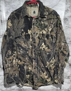 Vtg Northwest Territory Men's Camo Fleece Button Front Shirt. Large. Cotton.... - Picture 1 of 5