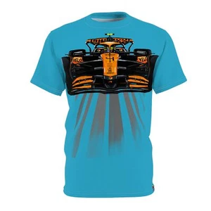 McLaren F1 racing Lando Norris Unisex Cut & Sew Tshirt(AOP) - Picture 1 of 6