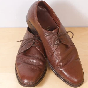 VTG Dack's Round-toe Derby Men's Shoe 9.5 E Brown 🇨🇦 Prairie Oxhide VGUC - Picture 1 of 8