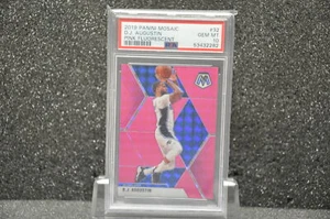 2019 Panini Mosaic #32 D.J. Augustin Pink Fluorescent/10 PSA 10 - Picture 1 of 2