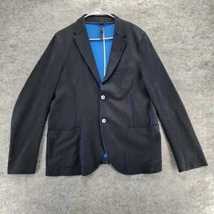 Harris Wharf London Jacket Mens 50 Black Sport Coat Blazer - Picture 1 of 12