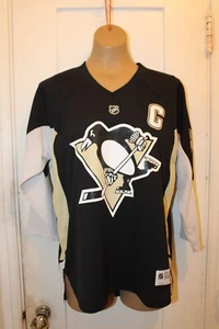 Maglia REEBOK NHL Hockey Pittsburgh Penguins Sidney Crosby #87 giovane L/XL - Foto 1 di 7