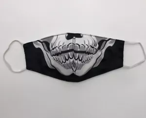 Skull Face Mask- Hypoallergenic- Japanese Cotton- Washable - Picture 1 of 5