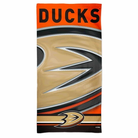 ANAHEIM DUCKS 30"X60" SPECTRA BEACH TOWEL NEW WINCRAFT 🦆 Cover