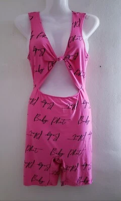 Jersey Baby Phat rosa negro recortado  Foto 1 de 2