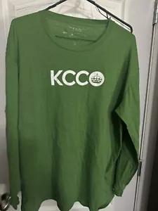T-shirt verde ufficiale KCCO manica lunga 3XL XXXL Chive usata in ottime condizioni Chive on - Foto 1 di 2