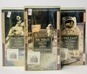 Spaceflight, The Tribute, Space Shuttle VHS Official NASA Film Documentary Lot 3 - Picture 1 of 5