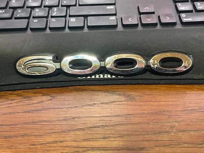 Vintage Pontiac 6000 Badge Emblem Logo - used!    InvC — 第 1/2 张图片