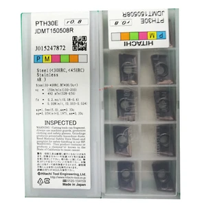 HITACHI JDMT150508R PTH30E Compresse per coltelli CNC 10 PZ/scatola nuove - Foto 1 di 4