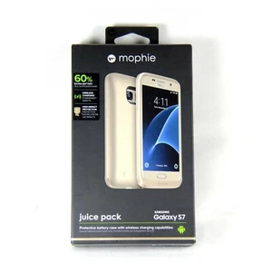 MOPHIE CASE FOR SAMSUNG GALAXY S7 JUICE PACK BATTERY 2950MAH CF QI GOLD NEW 3472 - Picture 1 of 2
