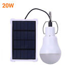 Solar Panel Powered Led Lights Bulb Light Tent Lamp Yard Camping Outdoor Indoor