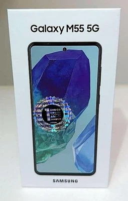 SAMSUNG Galaxy M55 5G GSM Unlocked 6.7" 50MP Global ROM 256GB + 8GB NEW - Image 1 of 4
