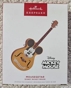 2024 Hallmark Ornament - "MOUSEGETAR" Disney Mickey Mouse - Magic Sound - Neu in OVP - Bild 1 von 3